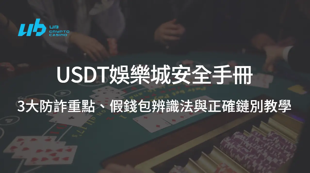 USDT娛樂城安全手冊：3大防詐重點、假錢包辨識法與正確鏈別教學
