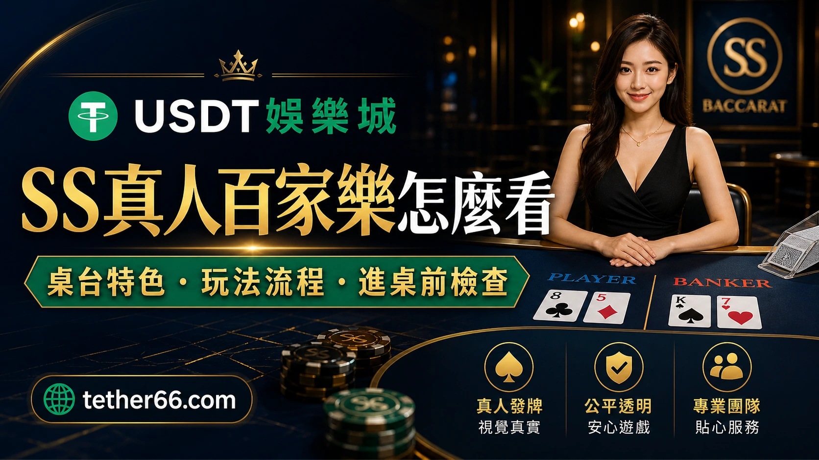 SS真人百家樂怎麼看精選圖，整理桌台特色、玩法流程與進桌前檢查。
