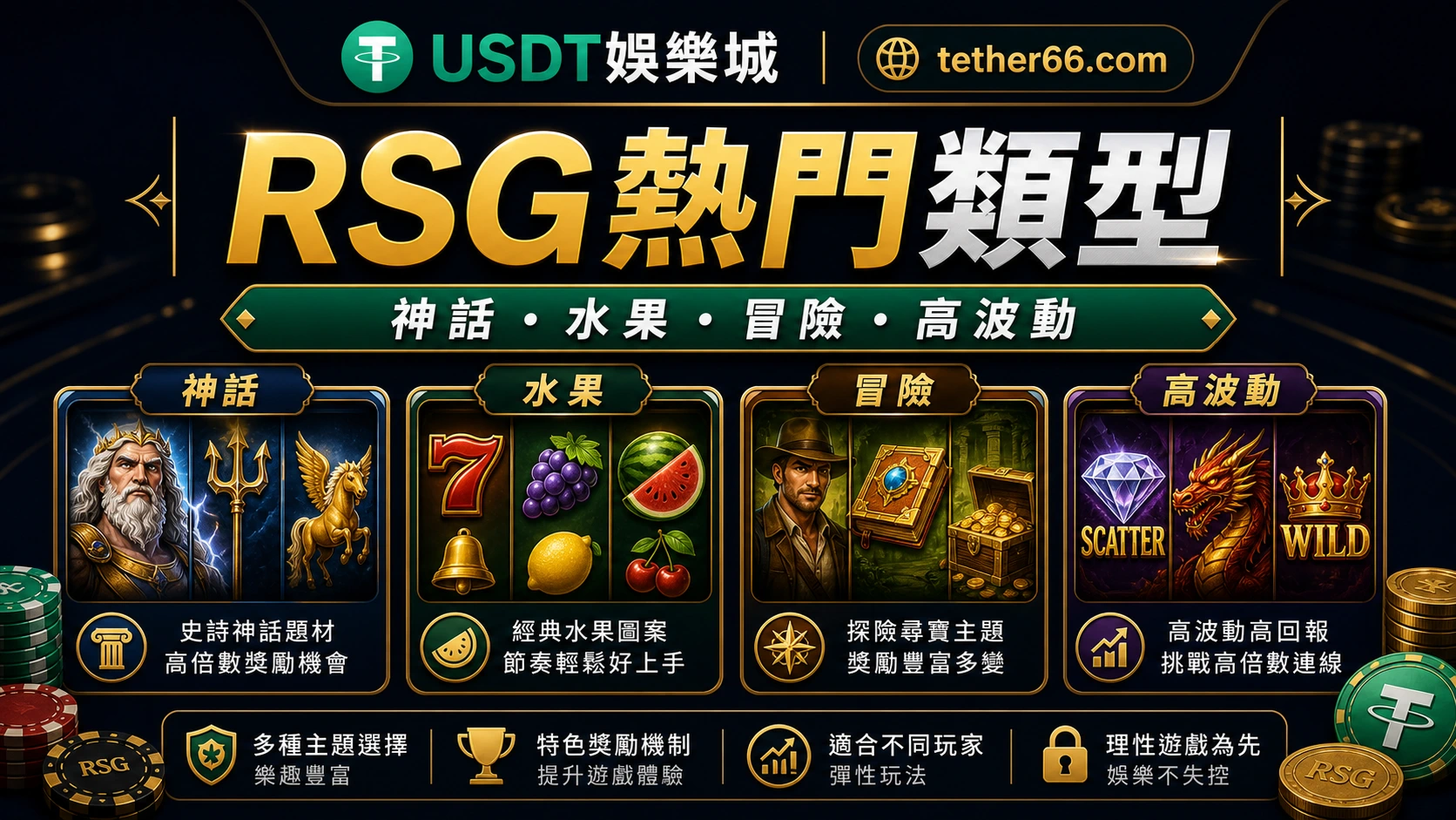 RSG電子遊戲類型圖:節奏、波動、功能與資訊透明度