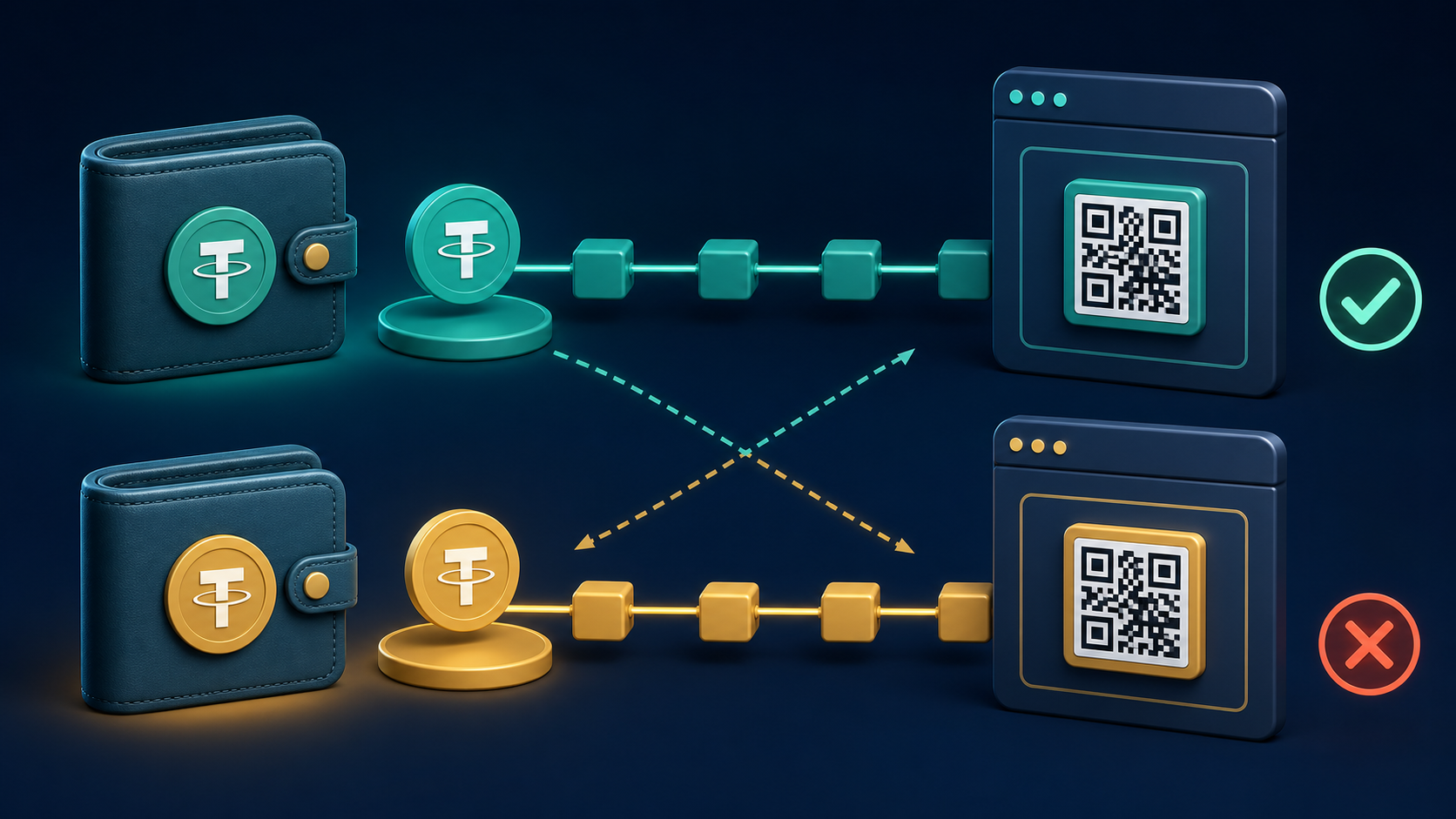 USDT 入金前怎麼核對鏈別與地址？看到支付消息後仍要做的 6 項檢查：交易安全檢查