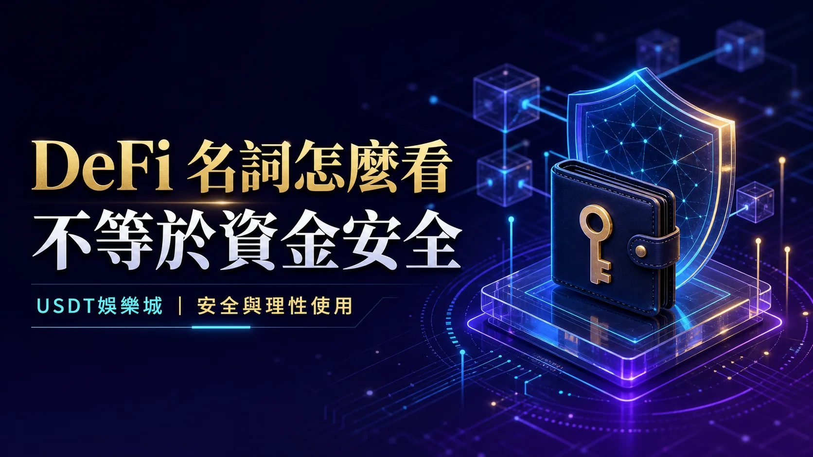 DeFi 與娛樂平台名詞怎麼看？不要把行銷標籤當成資金安全證明